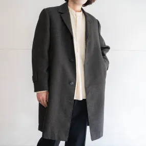 around 1970s Japan vintage mix color wool coat 'three piece sleeve'