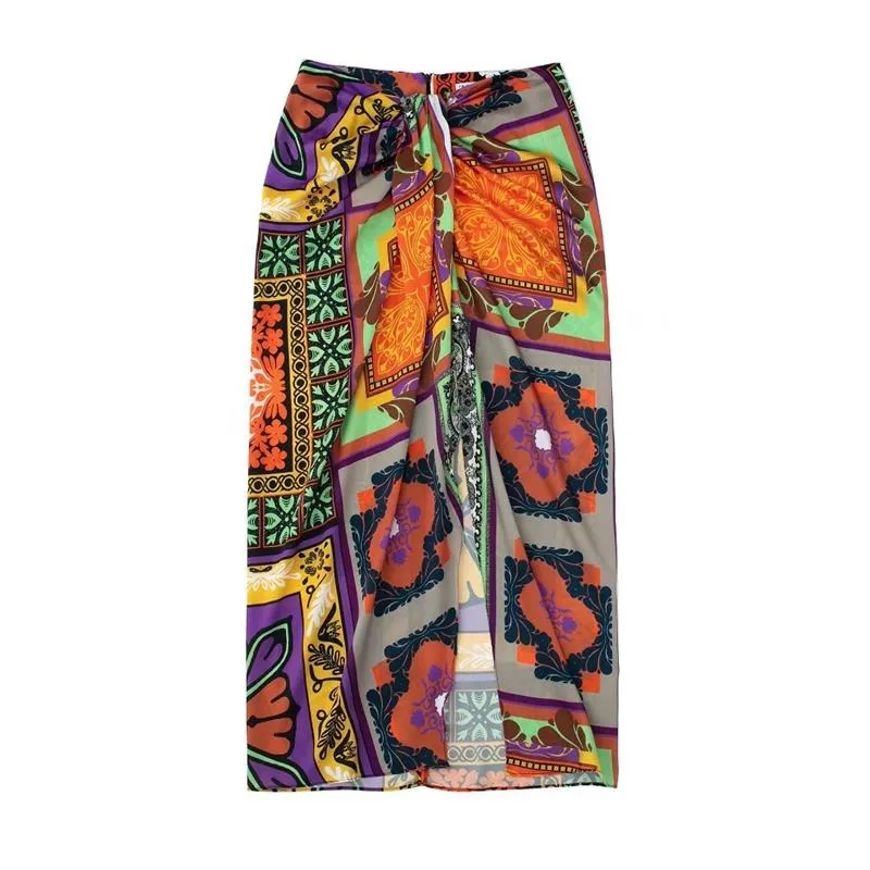 Beverly vintage Set with Split Skirt