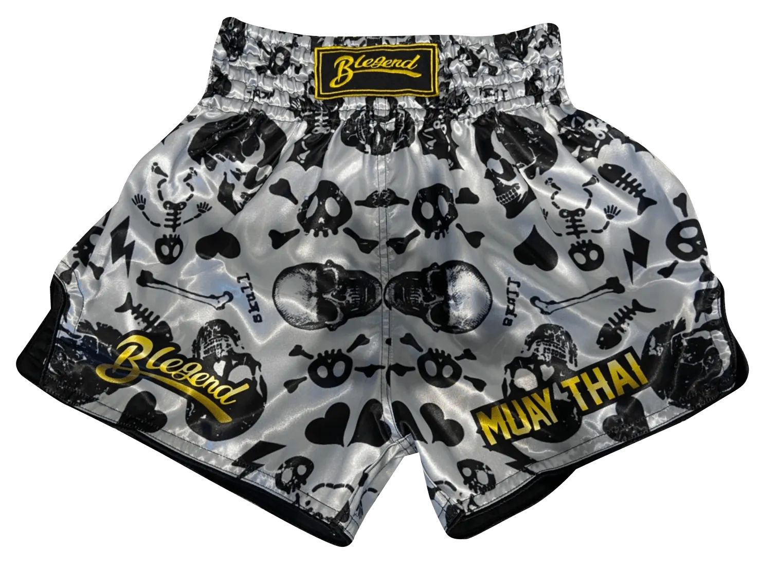 Blegend Boxing Shorts Skull L Blue