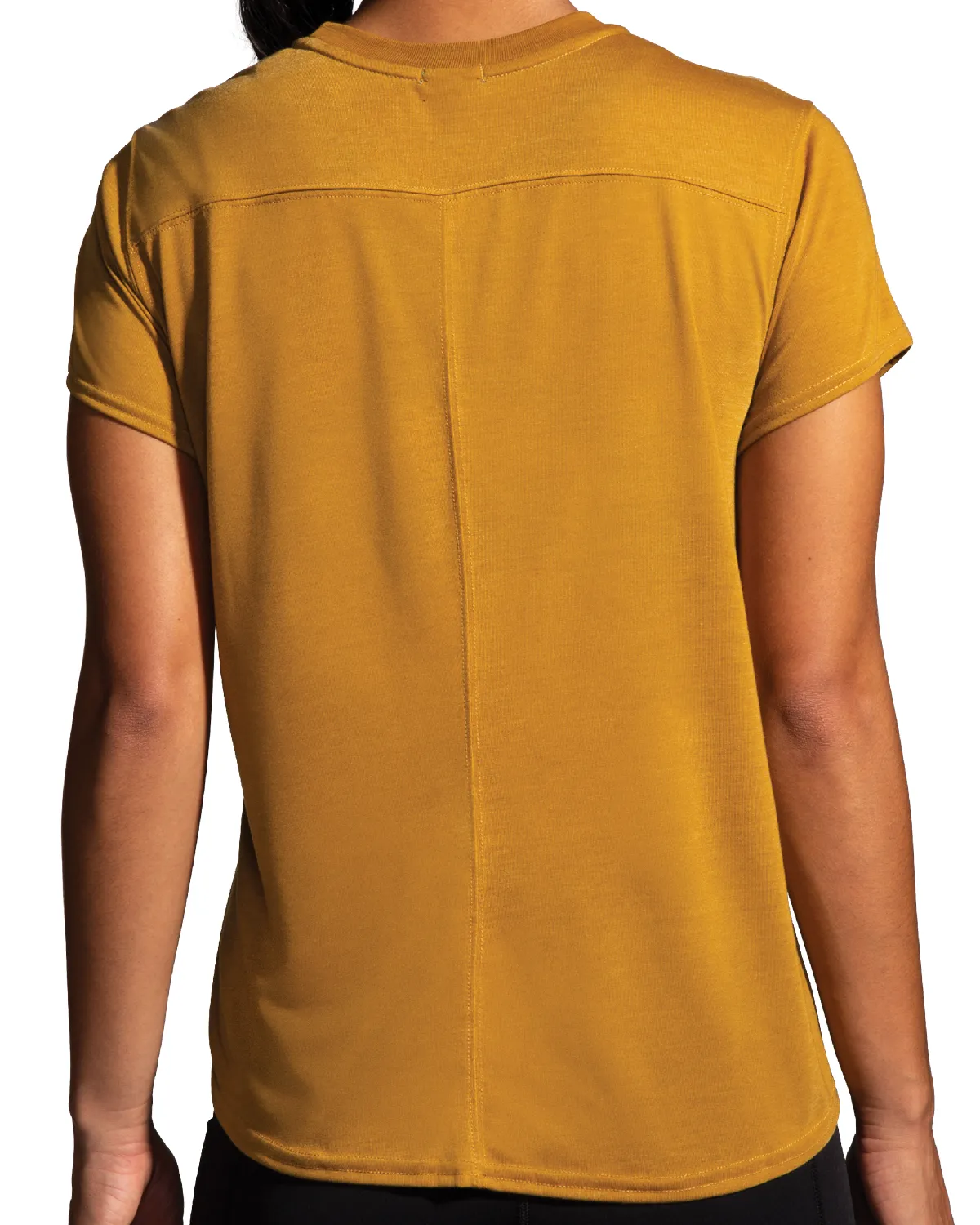 Brooks TCM Distance Short Sleeve - Heather Olive (Women's Sizing)