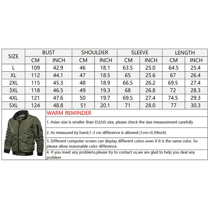 Casual Solid Color Flying Men's Jacket