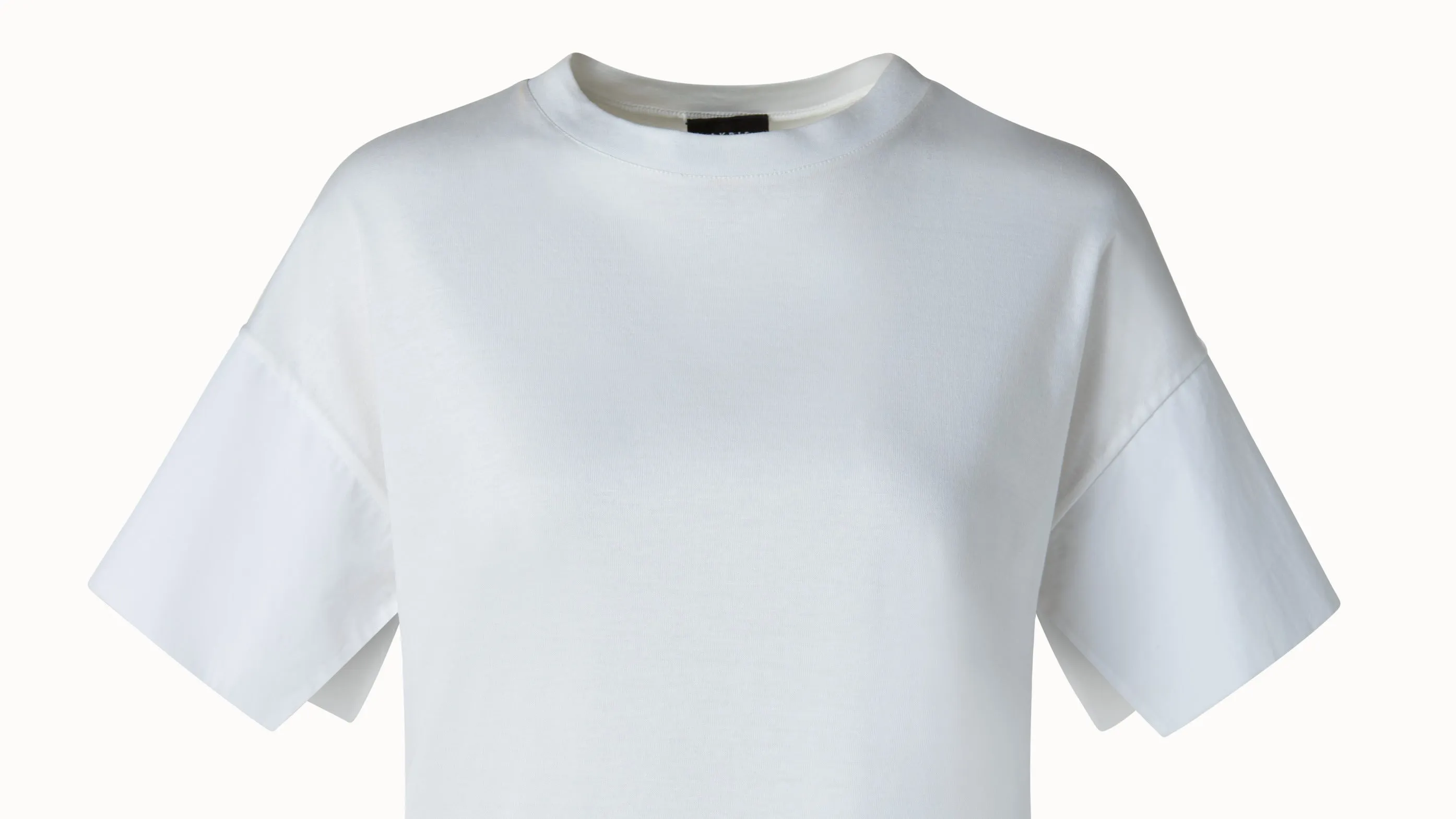 Cotton Jersey And Poplin T-Shirt