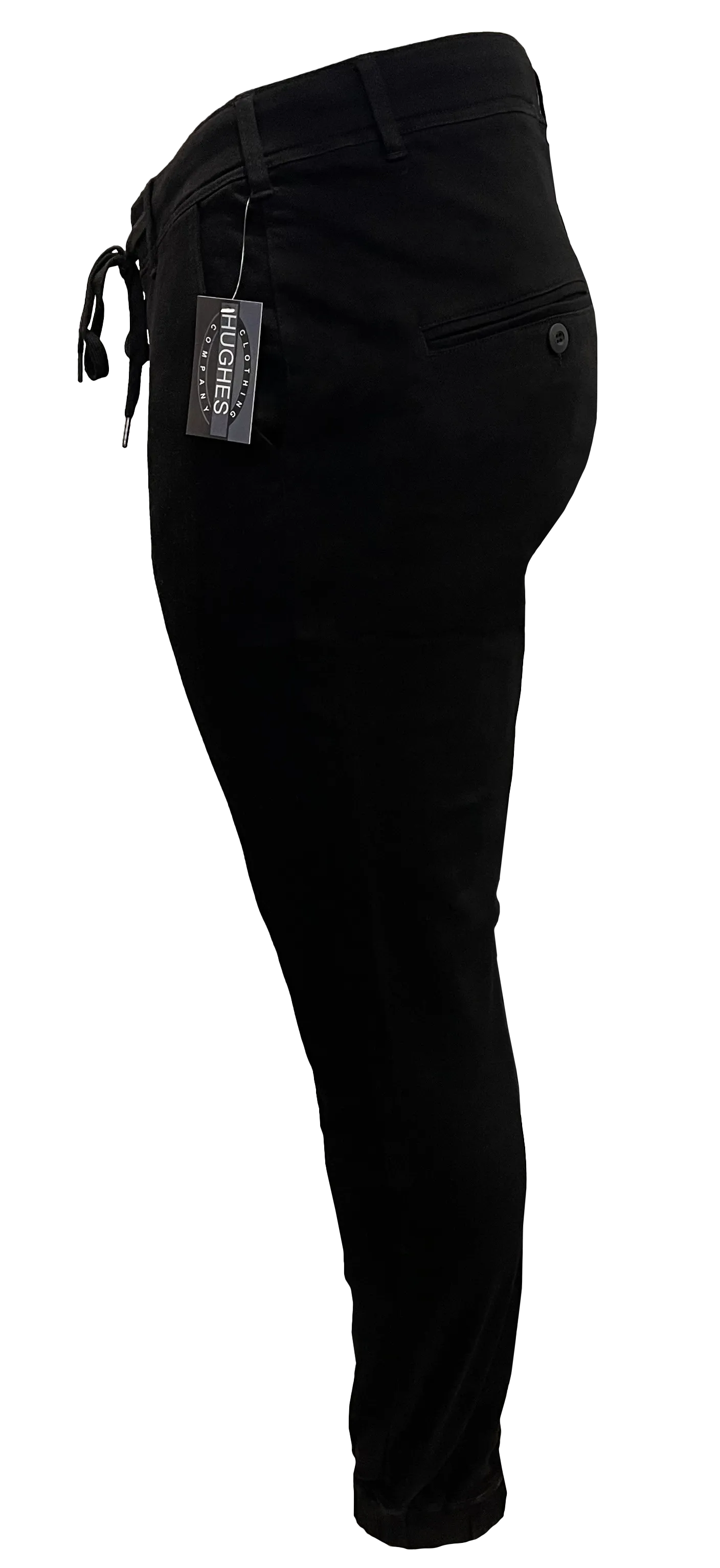 Hughes Stretch Denim Cuffed Pant