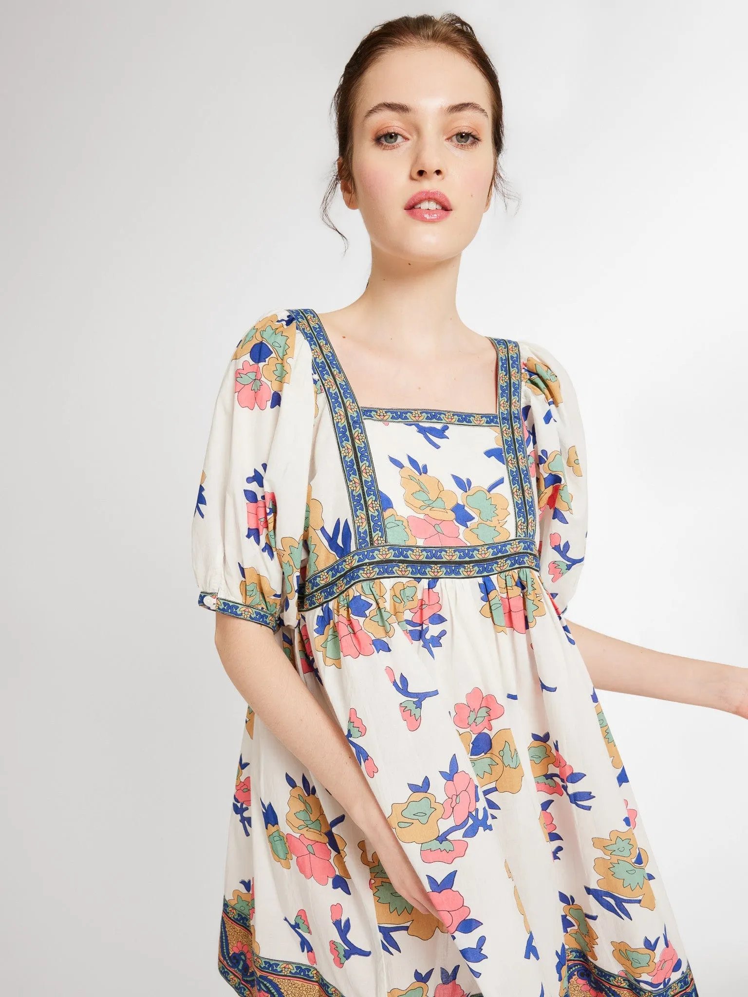 Liesl Dress in Persian Rose