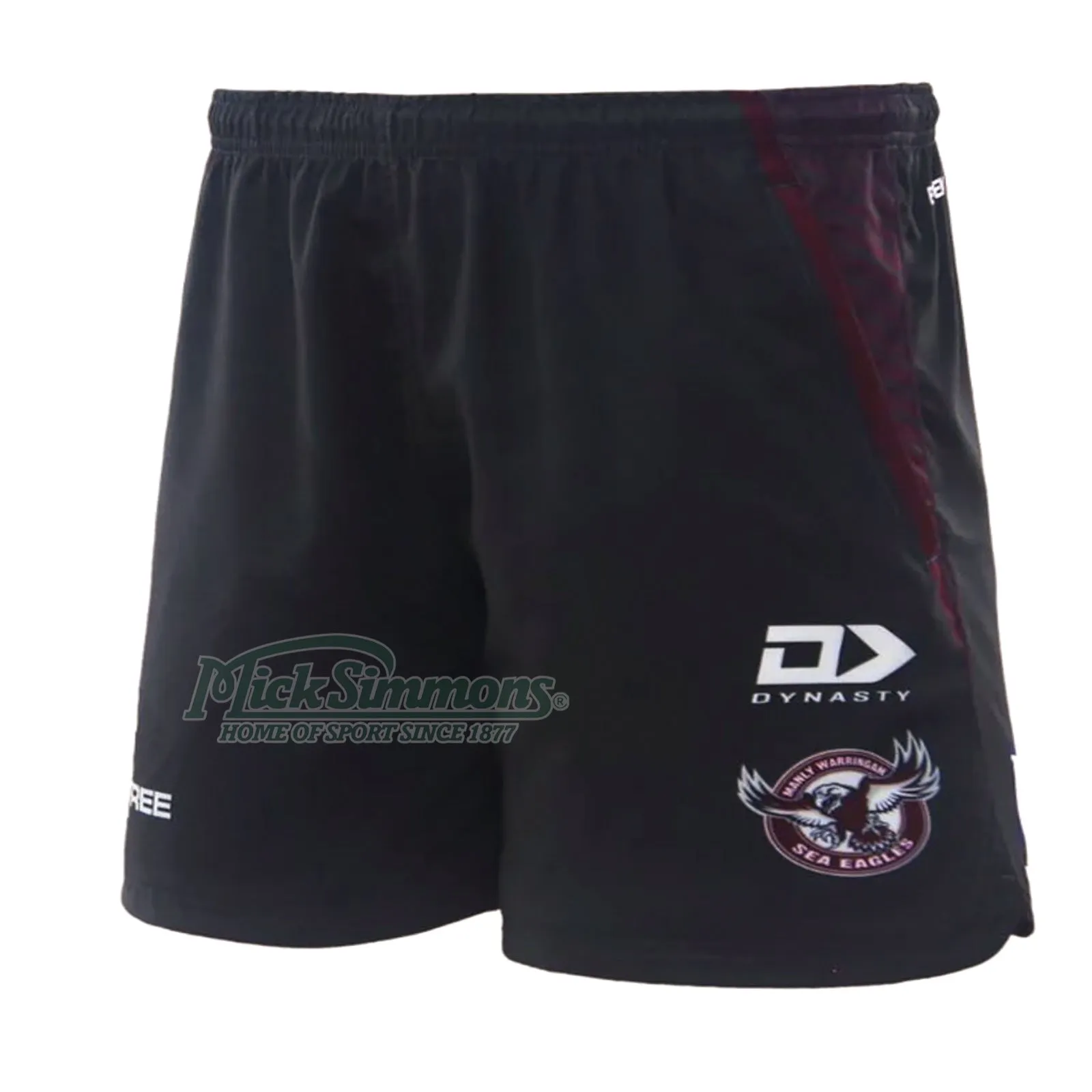 Manly Warringah Sea Eagles 2023 Men's Gym Shorts NRL Rugby League by Dynasty Sport