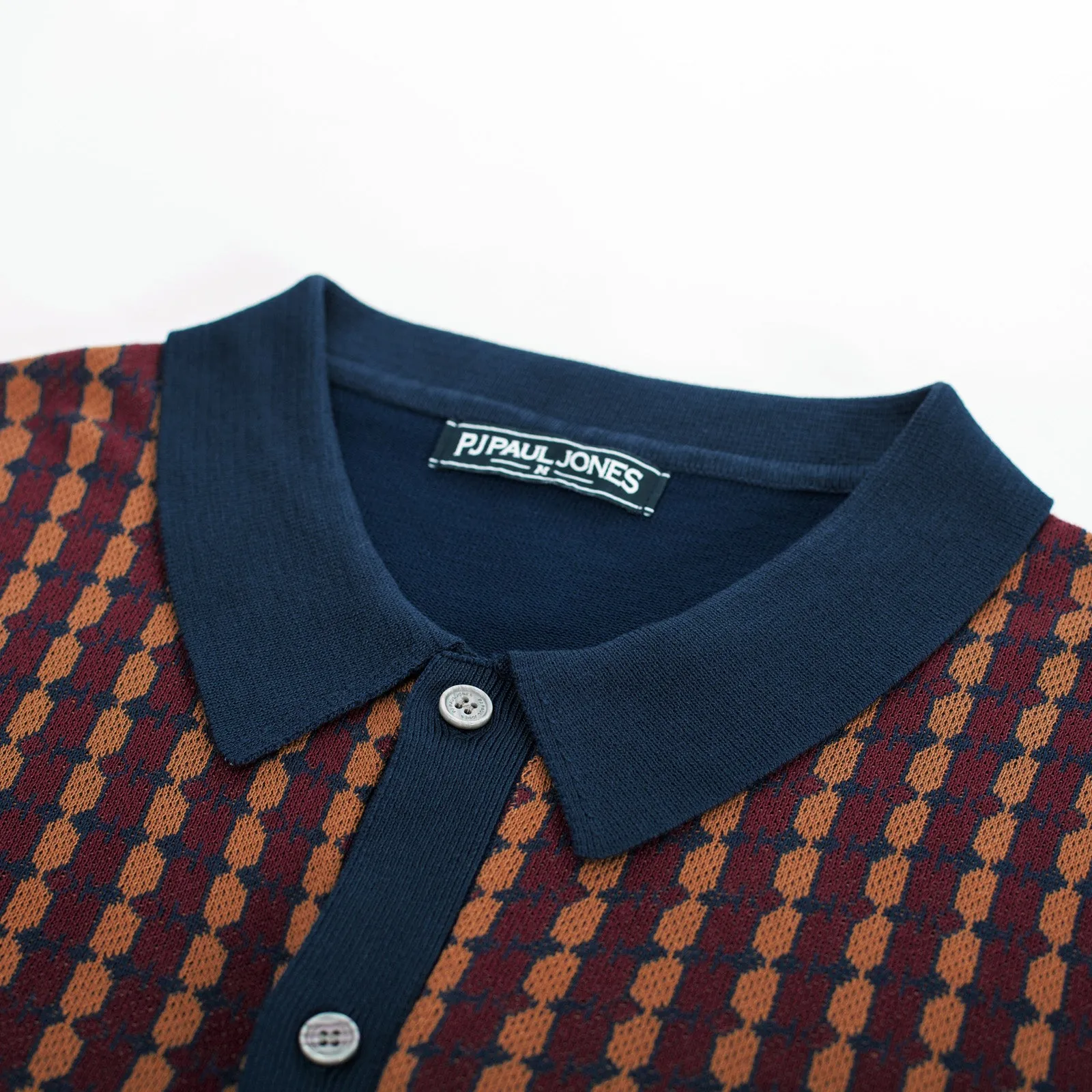 Mens Polo Shirt Short Sleeve Vintage Contrast Button Down Knitted Polo Cardigan Shirts