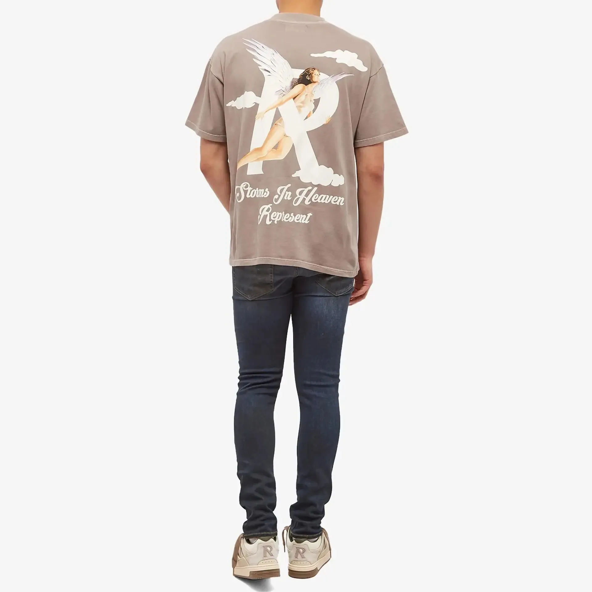 REPRESENT Storms In Heaven T-Shirt - Mushroom