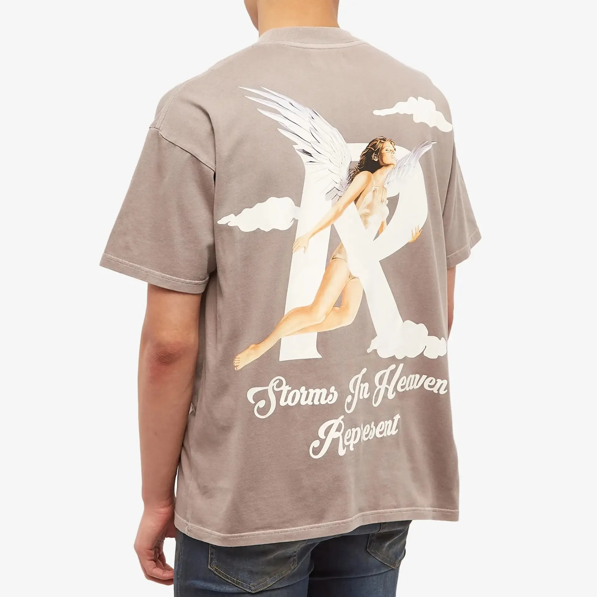 REPRESENT Storms In Heaven T-Shirt - Mushroom
