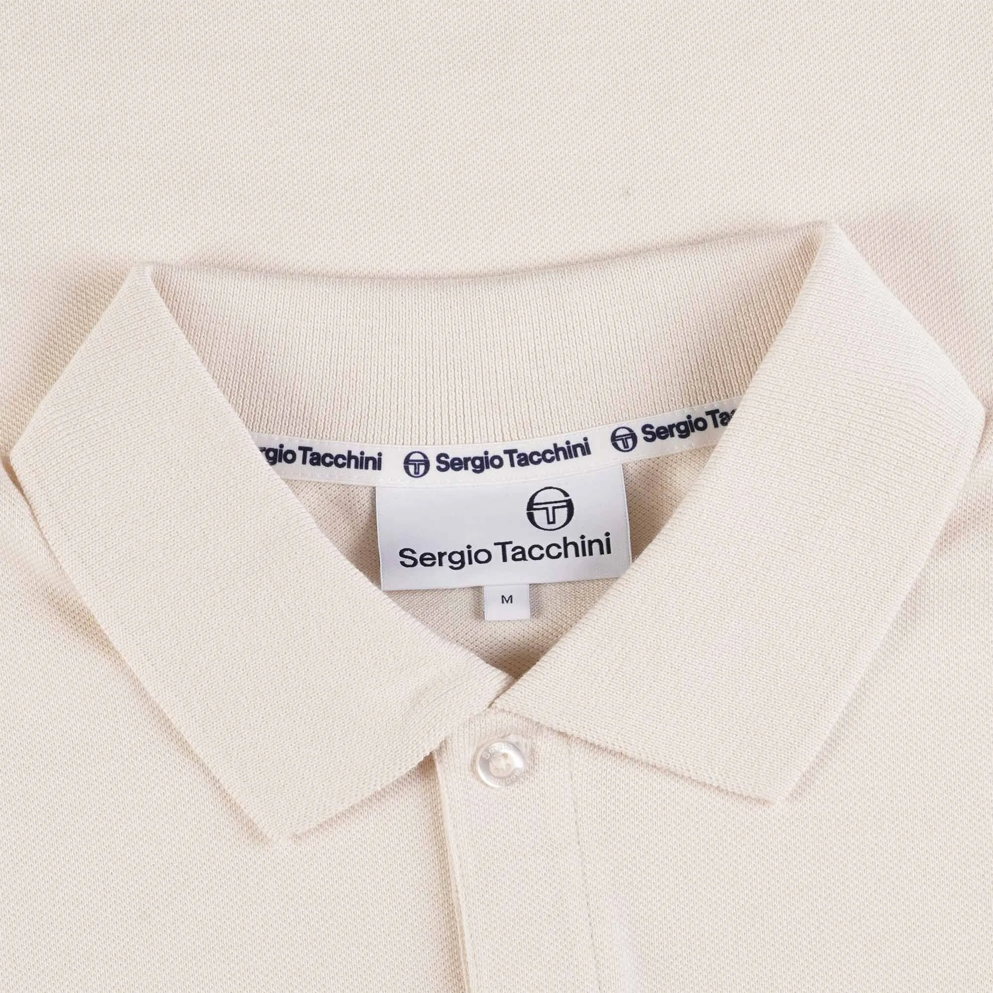 Sergio Tacchini Men's SS Young Line Polo Shirt Gardenia