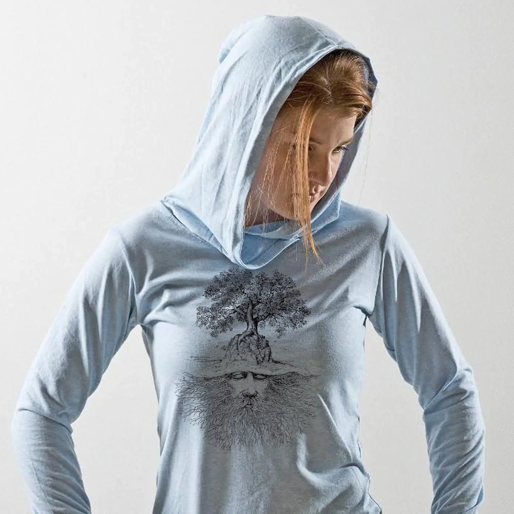 Women's LightWeight Hoodie Sleeping Giant